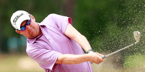 Patrick Christovich plays a shot during quarterfinal play <br>(USGA Photo)