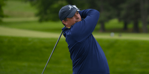 Second round co-leader Trevor Randolph <br>(NJSGA Photo)