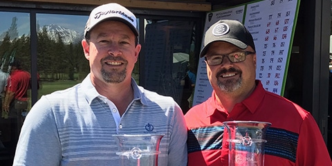 Steve Pellegrine and Darin Lake of Sunnyside CC