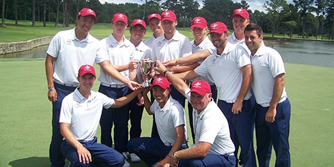 The victorious Team USA at Atlanta Athletic Club<br>(Palmer Cup photo)