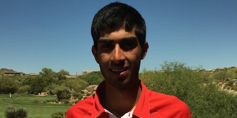 Sizzler Amateur winner Yash Majmudar <br>(Photo Courtesy of Roy Edwards) 