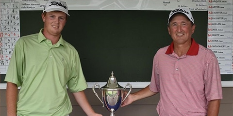 Julian Keur (L) and Todd White (R): the final two<br>(CGA photo)