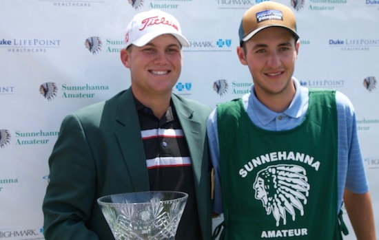 Braden Thornberry: NCAA Champion, T-4 on the PGA Tour<br>and now a Sunnehanna champion (AmateurGolf.com photo) 