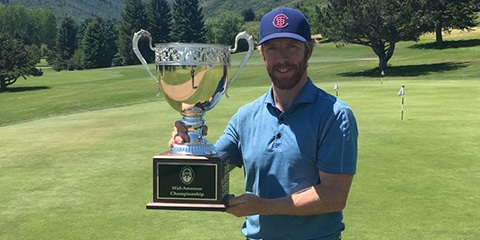 Dan Horner, the 2017 Utah Mid-Amateur champion<br>(UGA photo)