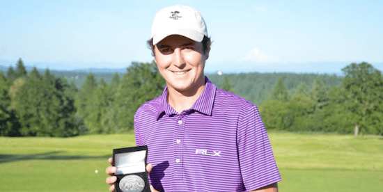 Men's Division medalist Cole Madey <br>(OGA Photo)