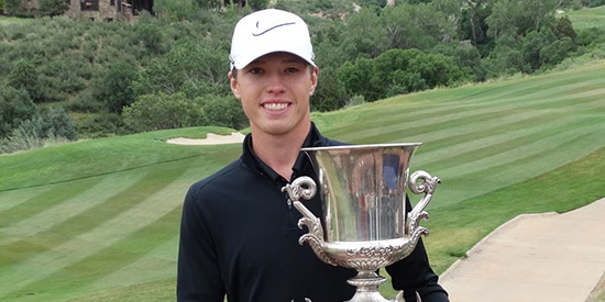 Chris Korte adds the Stroke Play to the Amateur title he won two years ago (CGA photo)