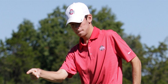 Will Grimmer used six straight birdies to take the lead after round one<br>(Ohio State photo)