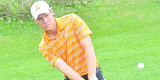 First round leader Lorenzo Scalise <br>(Tennessee Athletics Photo)