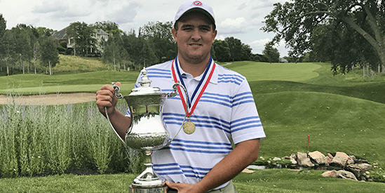 Jay Cottam won the 50th Nebraska Match Play <br>(Nebraska GA Photo)