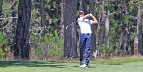 Daniel Connolly on day one of the NCGA Stroke Play <br>(NCGA Photo)