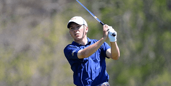 Aaron Fricke is part of first round lead <br>(Drexel Athletics Photo)