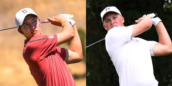 Maverick McNealy (L) and Nick Hardy