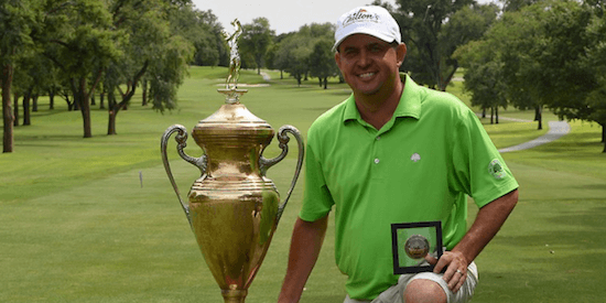 Playing at home David Bolen won the West Texas Amateur <br>(TGA Photo)
