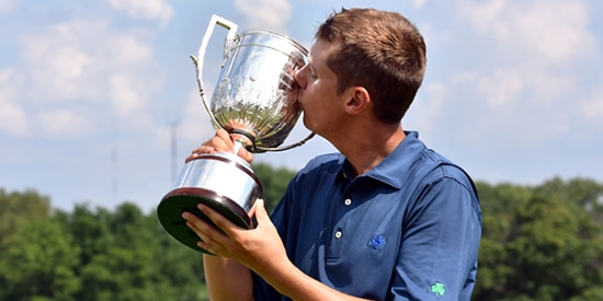 Matt Mattare struggled but ultimately came out on top at Philadelphia CC<br>(GAP photo)