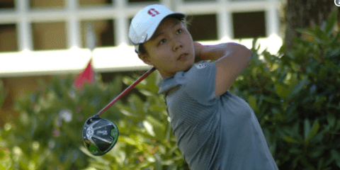 Top-seed Ziyi Wang is a sophomore at Stanford <br>(PNGA Photo) 