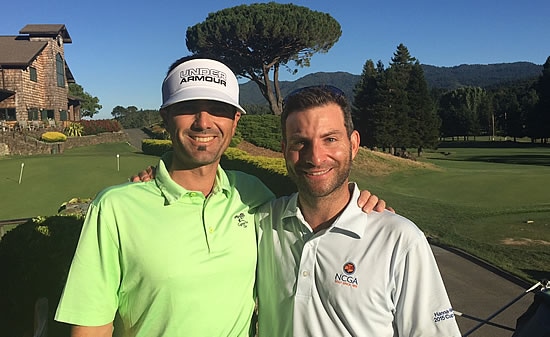 Marin Four-Ball winners Nick Moore (left) and Matt Cohn