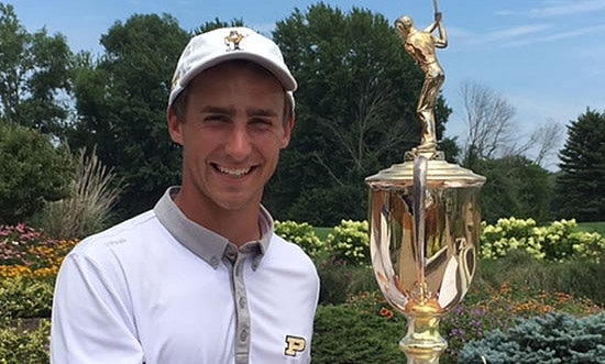 2017 Northern Amateur winner Timmy Hildebrand broke a 24-year old scoring record