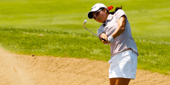 Mika Liu on day one of the U.S. Girls' Junior <br>(USGA Photo)