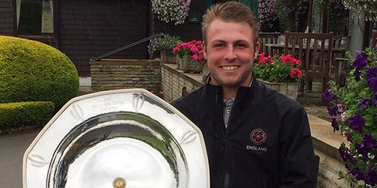 Jake Burnage, the 2017 South of England Open Amateur champion<br>(Golf Bible photo)