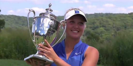 Erica Shepherd, the 2017 U.S. Girls Junior champion<br>(USGA photo)