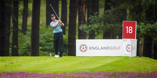 David Langley is the number one seed for match play<br>(Leaderboard Photography/EGU photo)