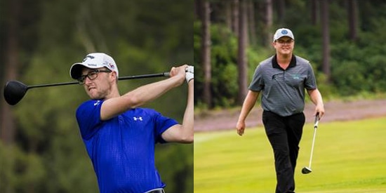 Nick Poppleton (left) and Harry Barley (right) [courtesy England Golf]