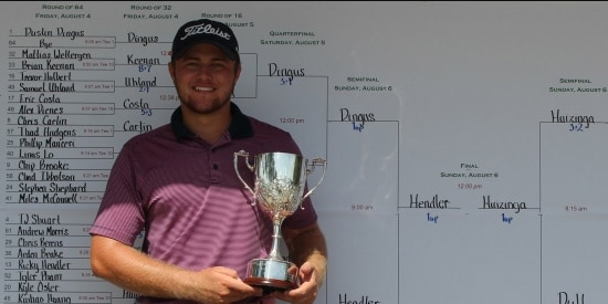 Jacob Huizinga went overtime to capture the Florida Match Play<br>(FSGA photo)