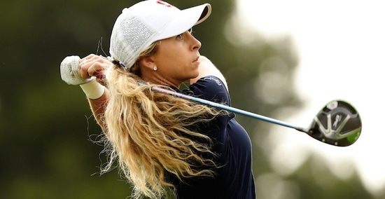 Shannon Aubert was on fire Tuesday at San Diego Country Club