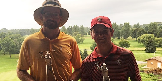 Tom Vining (R) and Arron Lickteig (L)<br>(SDGA photo)