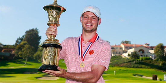 Doc Redman, the 2017 U.S. Amateur champion<br>(USGA photo)