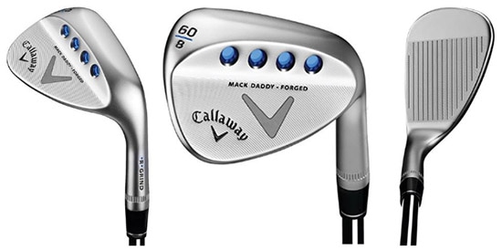 The Callaway Mack Daddy Wedge looks good from<br>any angle, but especially right behind the ball