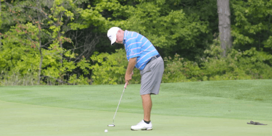 Scott Briggs had the putter going on Thursday <br>(IGA Photo)