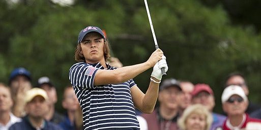 Rickie Fowler went 7-1-0 in two Walker Cup appearances <br>(USGA Photo)