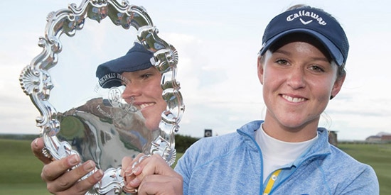 Linn Grant won her second major championship in Scotland at North Berwick<br>(R&A photo)