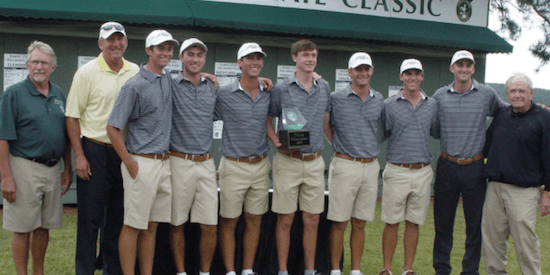 Victorious Georgia Tech team <br>(Georgia Tech Athletics Photo)
