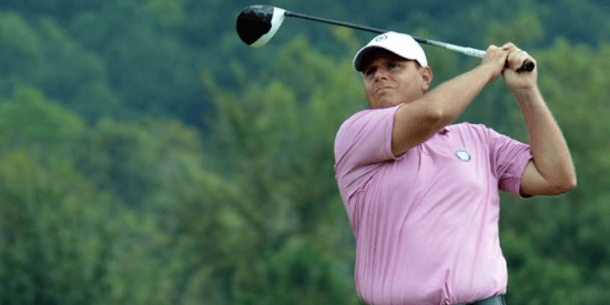 First round leader Justin Young <br>(VSGA Photo)