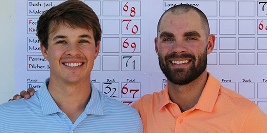 Jimmy Dewling (L) and Dan Ellis (R) took 61 shots at the CC of Lansing<br>(GAM photo)