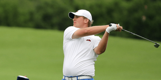 Defending NCAA Champion Braden Thornberry picked up his eighth career win <br>(Ole Miss Athletics Photo)