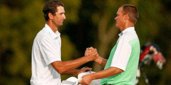 Last year Stewart Hagestad (L) rallied to defeat Scott Harvey (R) <br>in an epic final match <br>(USGA Photo)