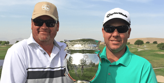 Winning team of Danny Paniccia and Mike Stieler <br>(NCGA Photo)