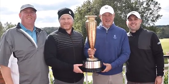 Cres Dodd, Justin Johnson, Chad Branton, and Kyle Hosick of Cartersville CC<br>(GSGA photo)