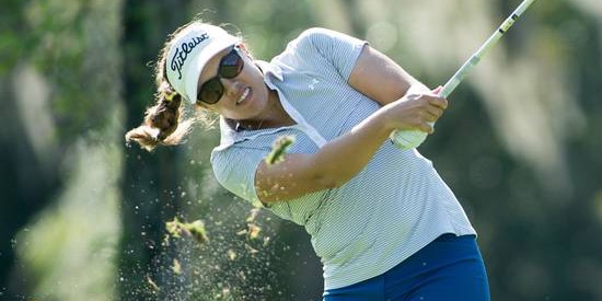 Co-medalist and 2015 champion Laura Greenlief is on to the round of 32<br>(USGA photo)