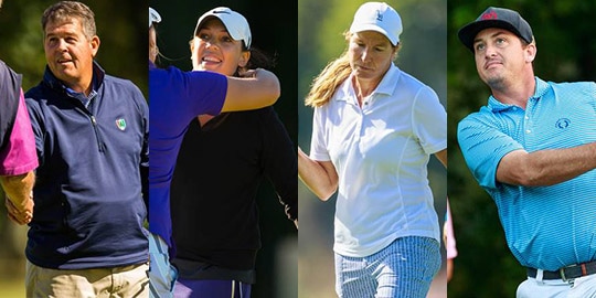 From left to right: Jim Holgrieve, Julia Potter, Corey Weworski, and Brad Tilley<br>(USGA photo)