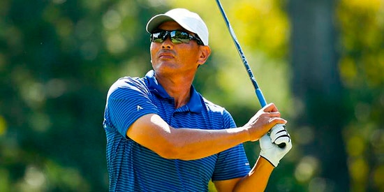Ken Tanigawa pulled off a rare feat, qualifying as an amateur for the Champions Tour<br>(USGA photo)