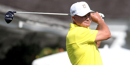 First round co-leader David Steingart <br>(MN Golf Association Photo)
