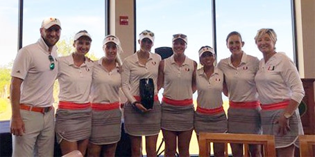 The victorious Miami Hurricanes (Canes Golf photo)
