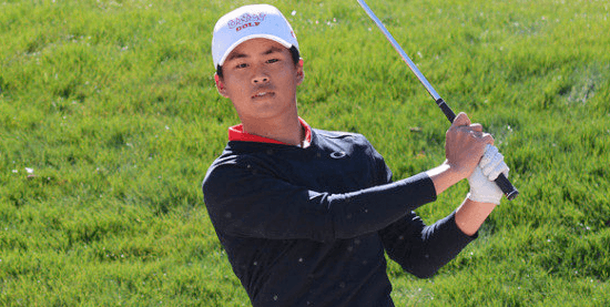 Medalist leader Shintaro Ban of UNLV <br>(UNLV Athletics Photo)