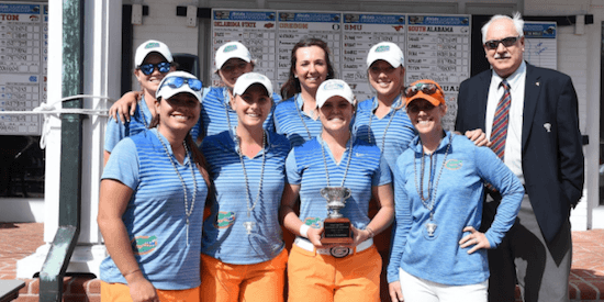 Florida won their first event of the season on Tuesday <br>(Florida Athletics Photo)