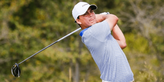 Florida junior Gordon Neale was the low Gator at 2-under <br>(Florida Athletics Photo)