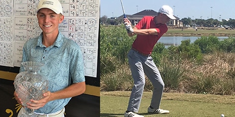 Kyle Decenzo beat the wind and the field at Duran Golf Club<br>(Space Coast Am photos)
